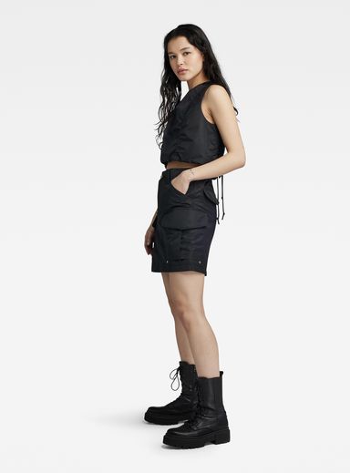 Cargo Mini Skirt | ブラック | G-Star RAW® JP